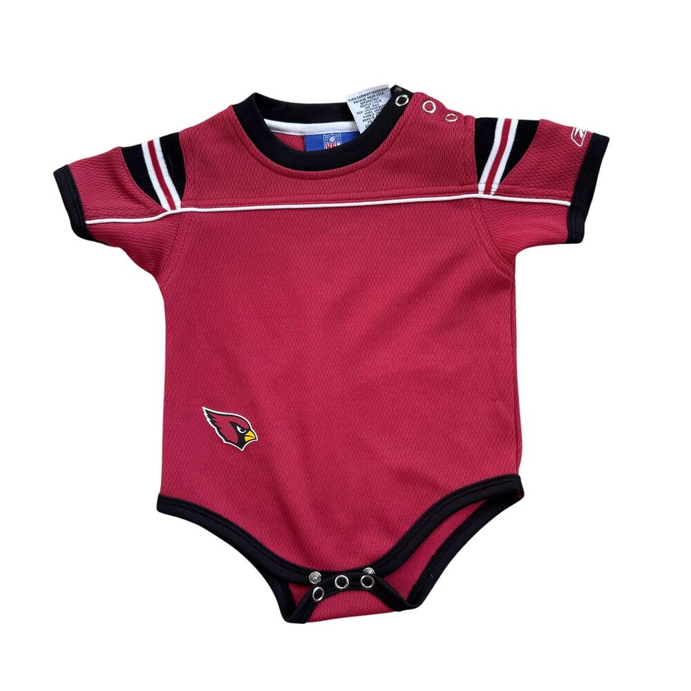 Vtg Reebok NFL Arizona Cardinals Jersey Baby Infant Bodysuit 6-9M - Picture 2 of 4